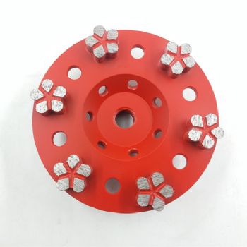 Flower segments diamond grinding cup wheel