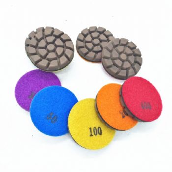 3inch resin pucks concrete polishing pads