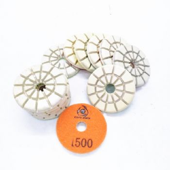 3inch White resin polishing pucks 
